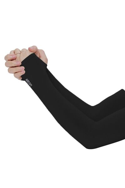 LUXER Set 2 Maneci Sport Unisex cu Protectie UV Luxer, Marime Universala, Negru