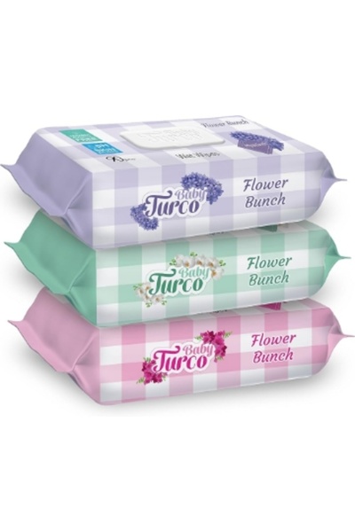 MATMEL مناديل مبللة بيبي توركو 90 قطعة باقة زهور 1 قطعة
