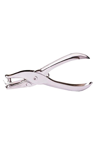 Deli Metal One-Hole Paper Punch – Silver Finish