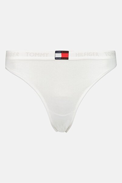 Tommy Hilfiger Women Brand Logo Bikini Bottom, White