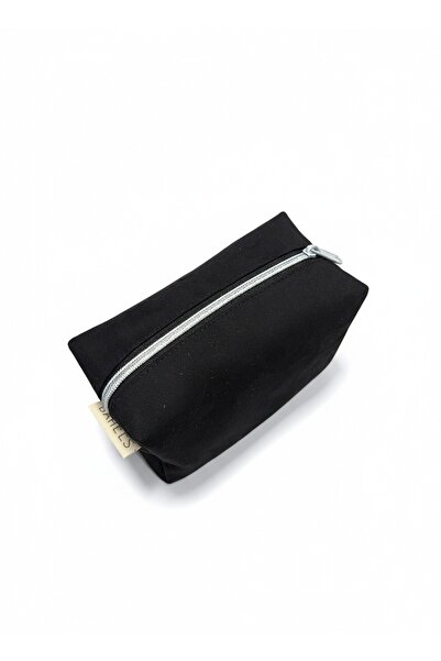 BAHELS Black Suede Makeup Bag