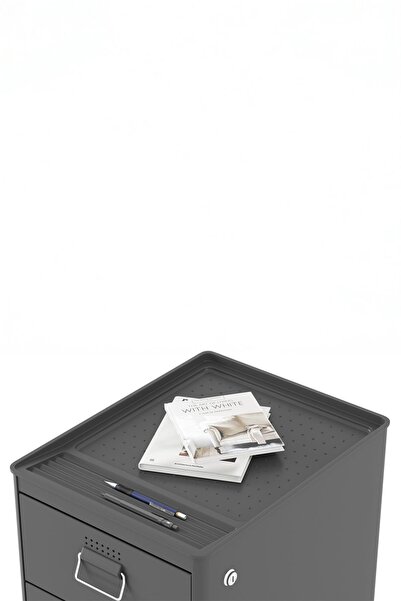 Bürotime Opera Keson, Üç Çekmeceli, Antrasit