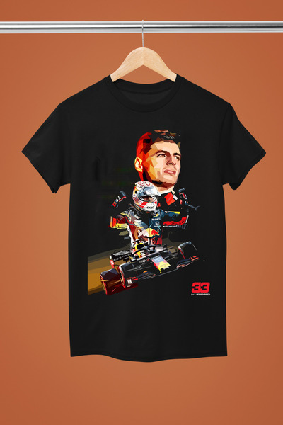 MAGORS MAX VERSTAPPEN BASKILI PAMUKLU KISA KOLLU REGULAR KALIP F1 TSHIRT