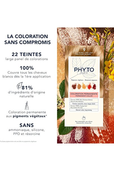 Vito Color Hair Dye Shade No. 9 Very Light Blonde