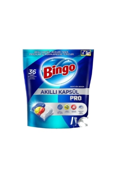Bingo Bulaşık Kapsülü Akıllı Pro 36'Lı 1 Adet