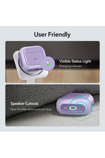 ESR Compatible with AirPods 4 (2024), Halolock Orbit Hybrid Magsafe Case