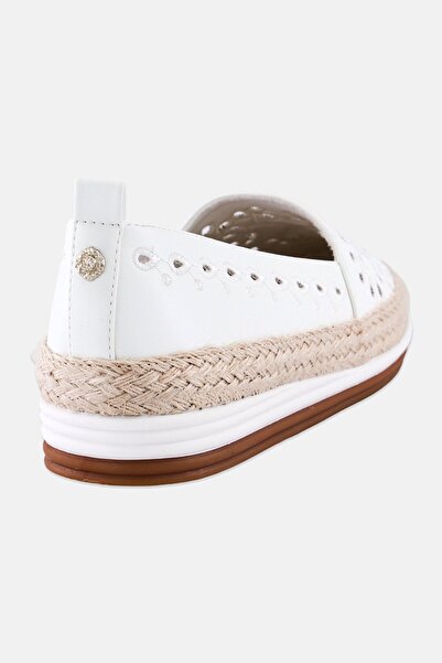 Anne Klein Women Medium Akjabene Slip On Casual Shoes, White