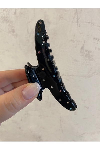 İnci Taşlı Akrilik Kemik Mandal Toka Premium Toka