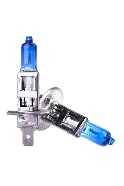 BZRSH Set 2 Becuri Auto halogen H1 100W, Xenon Look, 12V, 5000K,