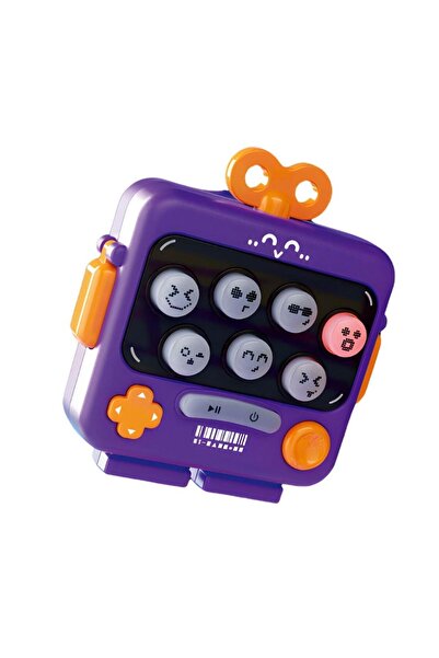 Mega Oyuncak Whack a Mole Cute Faces Brain Teaser Game 60803 Purple