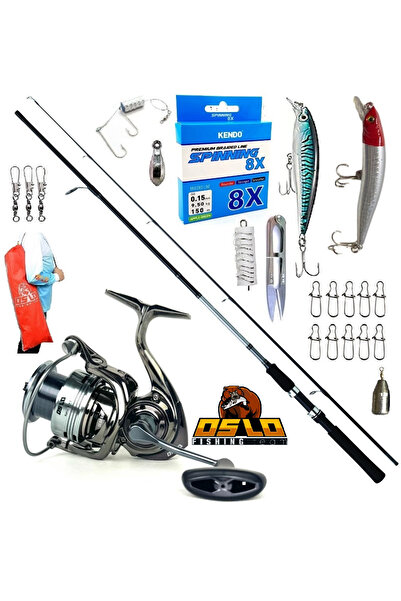 Oslo Next 4000 270cm 20-60gr Daiwa Sweepfire Rapala Maket Balık Spin Olta Takımı Seti