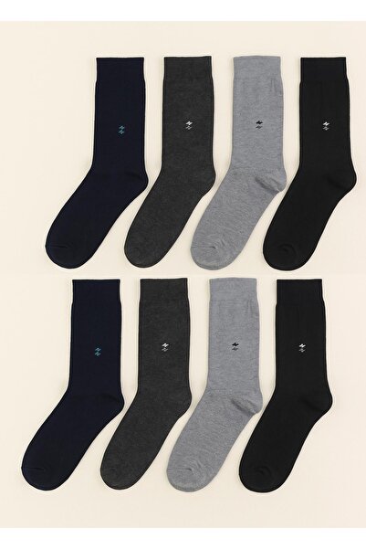 hefox 8 Pairs of Men's Economical Winter Thick Terry Socks