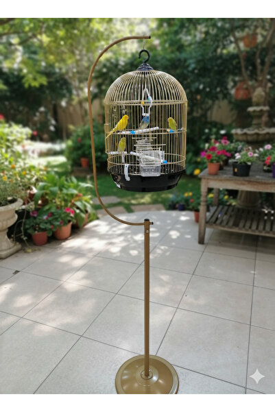 Bird's Bird cage with cage stand suitable for small and medium birds