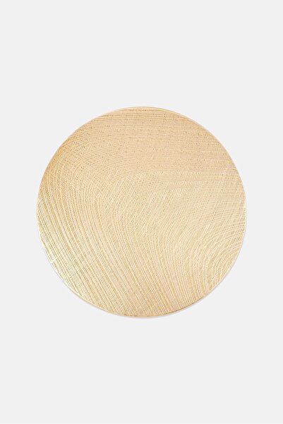 Catherine Malandrino 6 قطع من مفارش المائدة المستديرة المصنوعة يدويًا، باللون...