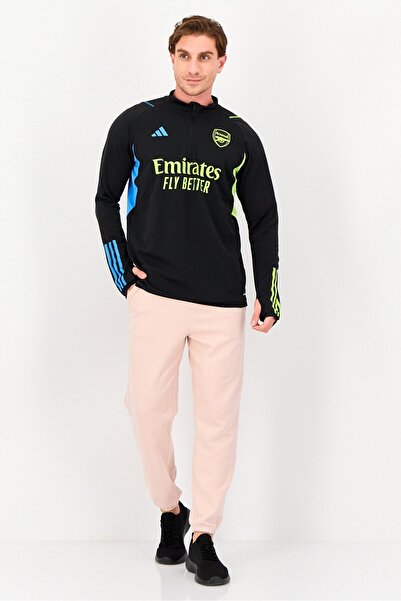 adidas Men Sportswear Fit Long Sleeves Arsenal Fc Sweatshirt, Black