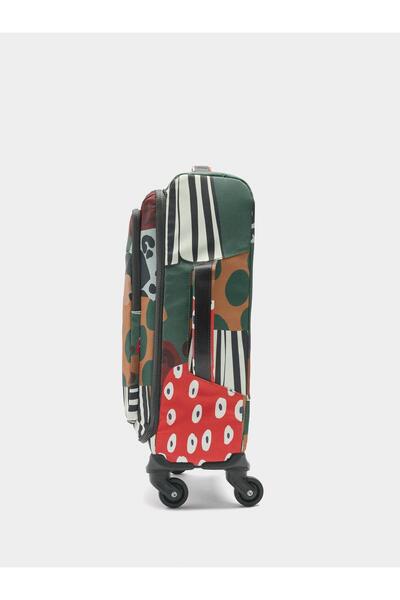 PARFOIS Desenli Teknik Kumaş Seyahat Valizi