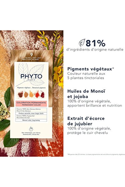 Vito Color Hair Dye Shade No. 9 Very Light Blonde