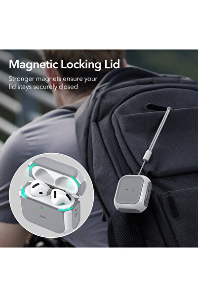 ESR Compatible with AirPods 4 (2024), Halolock Orbit Hybrid Magsafe Case