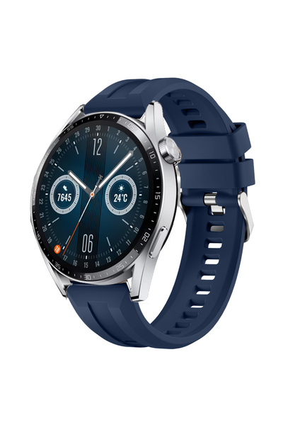 Sneezy حزام ساعة رياضي من السيليكون الناعم مع مشبك معدني متوافق مع ساعة هواوي...