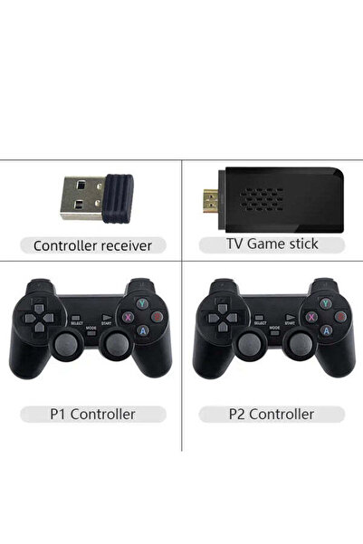 SokShop Retro Mini Game Console M8 Full HD, 2 Wireless Controllers 2.4G, HDMI