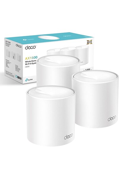 TP-LINK Deco X10 (3-pack) AX1500 Whole-Home Wi-Fi 6 Mesh System - White