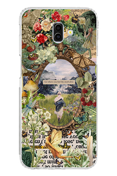 TechTree حافظة سيليكون متوافقة مع هاتف سامسونج جالاكسي J6 بلس باللون الأخضر ا...