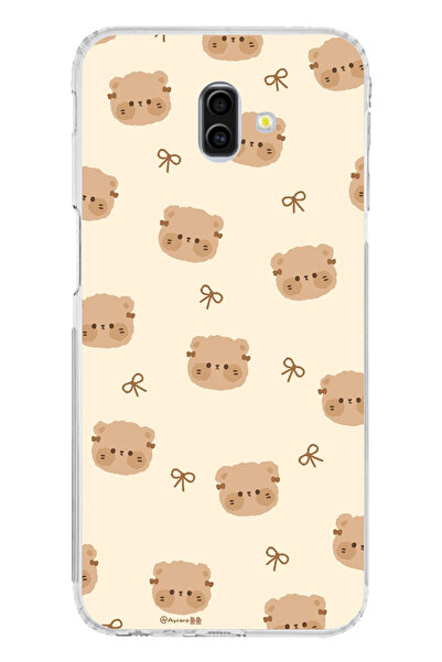 TechTree حافظة سيليكون متوافقة مع هاتف سامسونج جالاكسي J6 بلس مطبوع