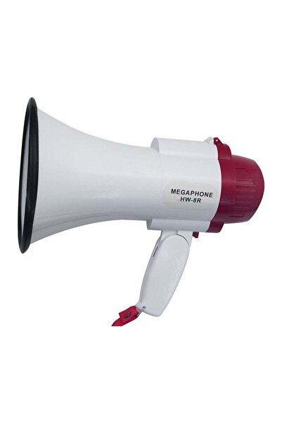 Generic Uni-Tex Folding Portable Megaphone Hw-8Rc Red/Black