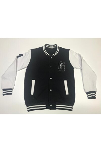 Baby Slon Kids Clup Kışlık 3 İplik Nakışlı Cepli Unisex Kolej Ceket Sweatshir...