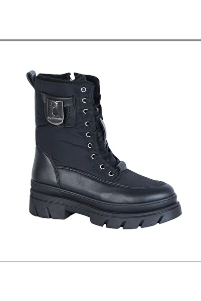 Ozzo Woman Kadın Su geçirmez içi kürklü kaymaz taban kar botu