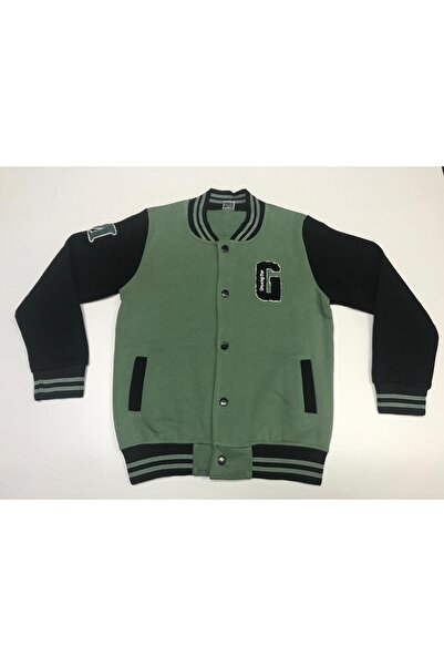 Baby Slon Kids Clup Kışlık 3 iplik nakışlı cepli unisex kolej ceket sweatshir...