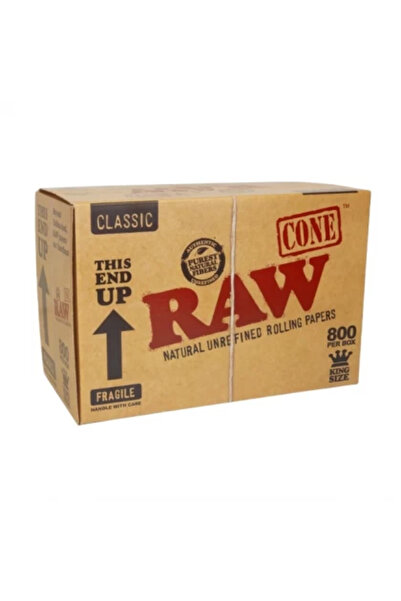 RAW Classic King Size Pre-rolled Cones x800