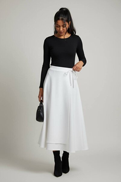 Butik Kadın yandan bağlamalı sucuba etek