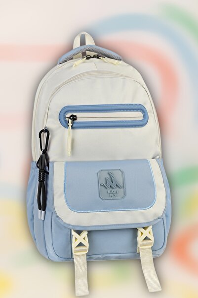 KY Korean Model Blue 5-Compartment Water-Repellent Water-Resistant Sport Trav...