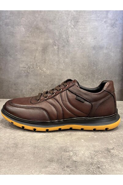 MARCOMEN Handmade Genuine Leather Casual Shoes with Vibration and Massage Sole Feature