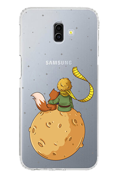 TechTree حافظة سيليكون متوافقة مع هاتف سامسونج جالاكسي J6 PLUS بتصميم مطبوع م...