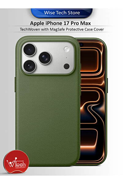 Wtech غطاء حماية تيك ووفِن مع ماج سيف لهاتف أبل آيفون 17 برو ماكس 5G 2025
