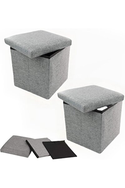 Generic مقعد عثماني للتخزين من SKY-TOUCH، مكعب عثماني للتخزين قابل للطي، مقعد...