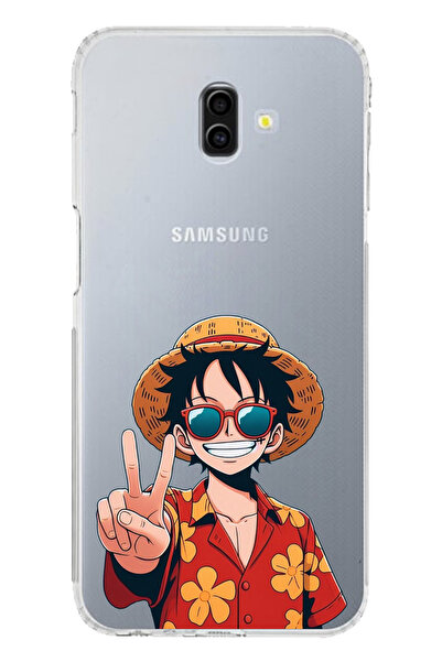 TechTree حافظة سيليكون متوافقة مع هاتف سامسونج جالاكسي J6 PLUS بتصميم مونكي د...