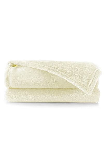 Deco King Classic pattern microfiber blanket, Small, 240 g/m2, 160x210 cm, cream