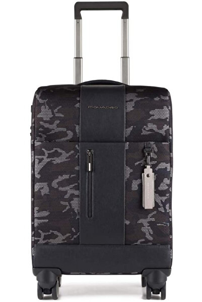 PIQUADRO , Four-Wheel, Cabin Textile Trolley, Camouflage