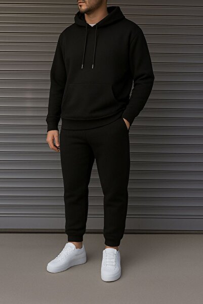 KONSEPT35 SET cu căptușeală din fleece FMAN PENTRU BĂRBAȚI 3 FIȘURI KA cu glu...