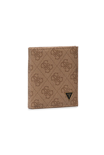 Guess , Vezzola, Textile Wallet, Small Billfold, SMVZLALEA22, Brown, For Men