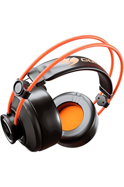 Cougar سماعة رأس للألعاب Emersa T ستيريو 40 مم سلكية 3.5 مم سوداء فوق الأذن