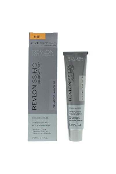 Revlon , Revlonissimo Colorsmetique, Permanent Hair Dye, 6.46 Dark Red Copper Blonde, 60 ml