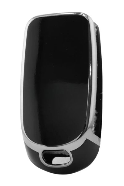 Lanitra Fiat Egea 3 Button Nano Key Case Black-Silver