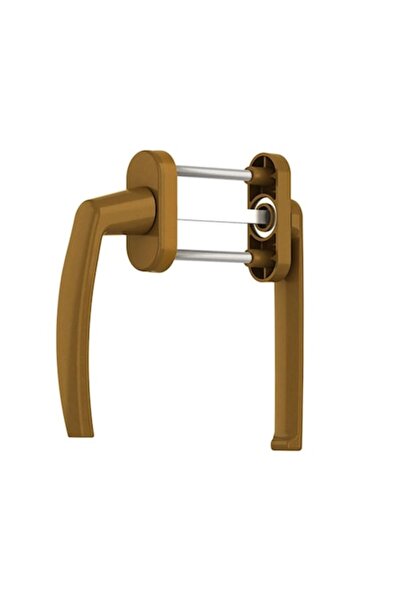 Medos Mâner dublu Victory pentru ușă de balcon, exterior plat, bronz