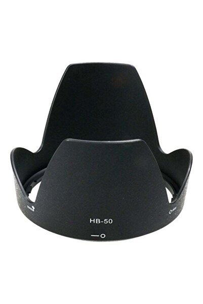 Generic PVC HB-50 Lens Hood Shade For Nikon Camera Black