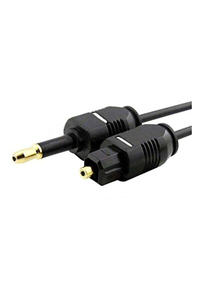 Generic 1 Meter Toslink Male To 3.5Mm Mini Male Digital Optical Fiber Audio Cable Black