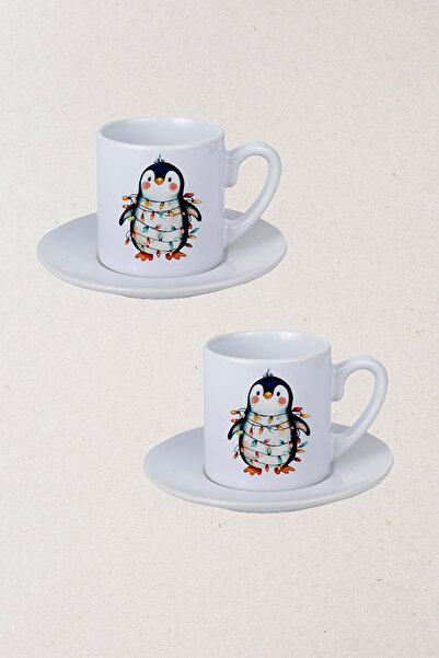 Ormira Konsept مجموعة فناجين القهوة التركية لرأس السنة الجديدة من دوبل بينجوي...